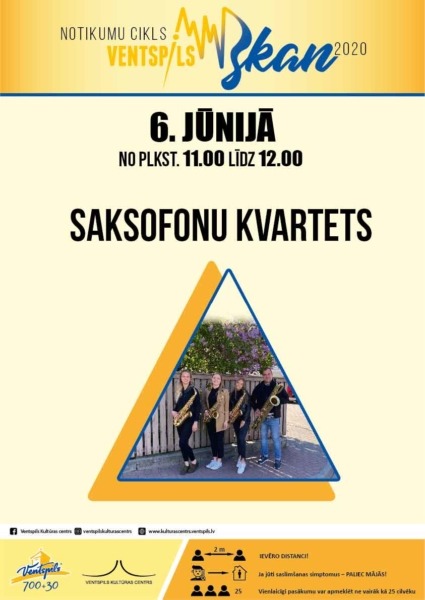 Ventspils skan - Saksofonu kvartets