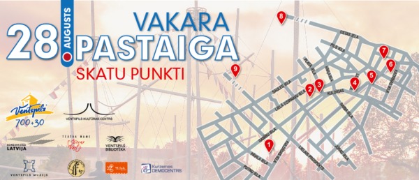 Piektdienas vakara pastaiga "Skatu punkti"